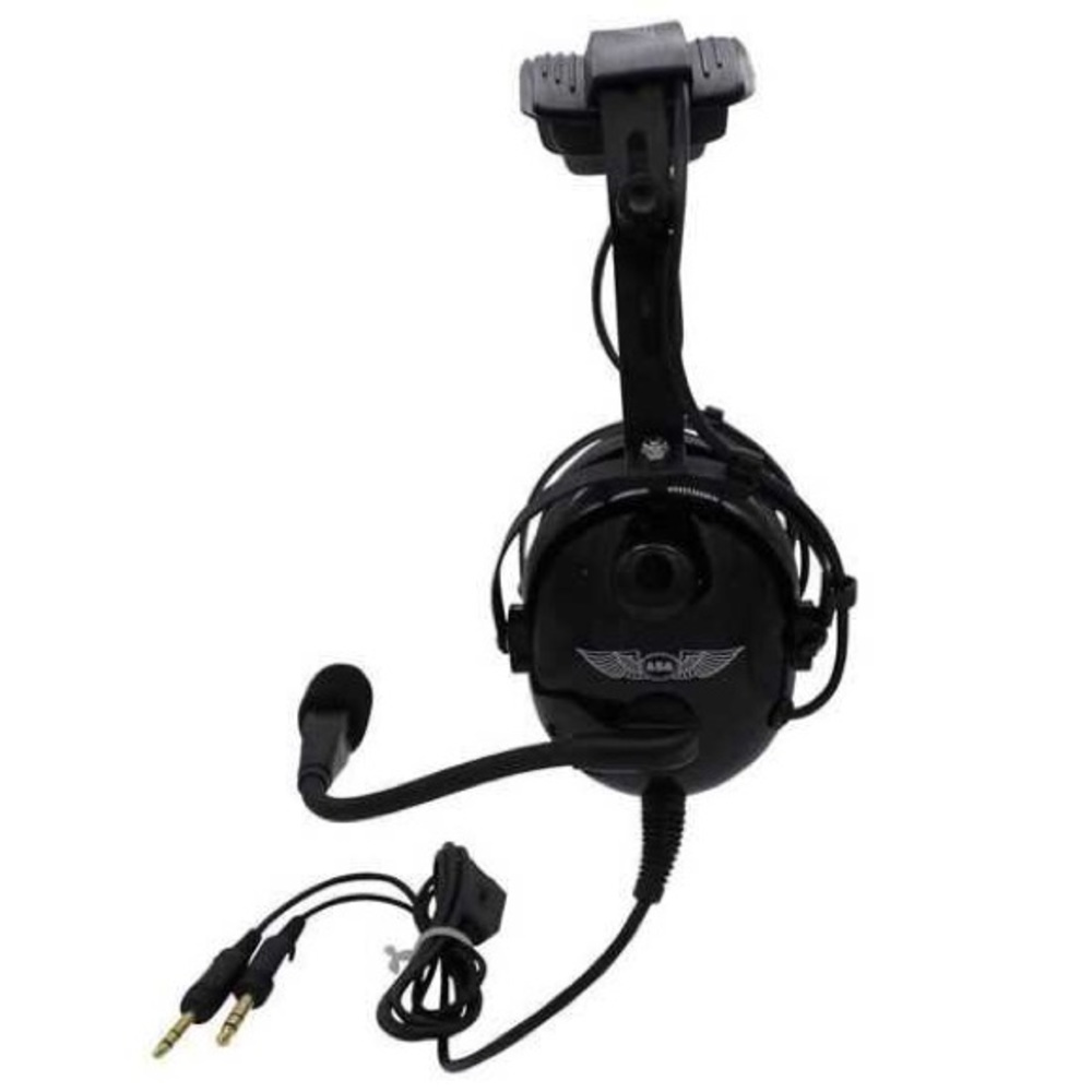 ASA, HS-1 Aviation Pilot Headset Dual Plug